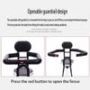 ENDBAG Authentic gong Japanese gong Child Bicycle Seat, 2023 New Aluminum Alloy Child Bicycle Seat, Portable Foldable Front-Mounted Child Bicycle Seat(Color:B,Size:) view 3