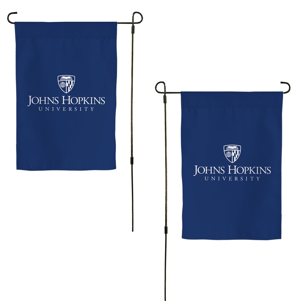 Desert Cactus Johns Hopkins University JHU Garden Flag  19 x 12 inch Johns Hopkins Blue Jays Banner, For Outdoor Display and Events (Design B)