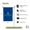 Desert Cactus Johns Hopkins University JHU Garden Flag  19 x 12 inch Johns Hopkins Blue Jays Banner, For Outdoor Display and Events (Design B) view 4