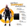 MSTech Power Up Weight Lifting Strap for Bodybuilding, yoga support, Powerlifting, Strength Training, & Deadlifts view 3