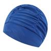Swimming Cap Chemo Hair loss Beanie Hat Scarf Turban Cancer Swim Cover Headwear Headcover for Women (Plain Royal Blue) view 1