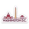 Squiddy Washington DC - Vinyl Sticker for Car, Laptop, Notebook (5" Wide) view 1