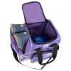 KR Strikeforce Flexx Single Tote Bowling Bag with Side Shoe Compartment and Front Accessory Compartment (Purple/Silver) view 3