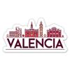 Squiddy Valencia Spain - Vinyl Sticker Decal for Phone, Laptop, Water Bottle (3" Wide) view 1
