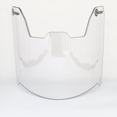 Precision Football Helmet Visor // Eye-Shield // Fits Major Brands, Youth & Adult Helmets // Eye Protection for Helmet and Facemask (Crystal Clear)