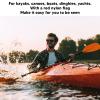QANYEGN Kayak Flagpole Kit, Kayak Aries with Aluminum Pole, Nylon Flag, and Base, for Outdoor Surfing. view 2