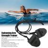 Swimming Arm Strength Trainer, Latex Black Elastic Resistance Bands, Arm Strength Trainer with Hand Paddle Elastic Exercise Bands for Swimming view 2