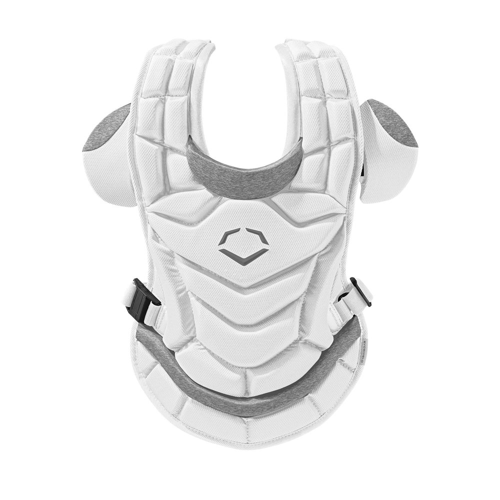 EvoShield Pro-SRZ Fastpitch Catcher's Chest Protector - White, Adult Size