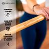 Materos Yoga Stick- 5ft Bamboo Mobility Stick- Premium Yoga Dowel- Physical Therapy Aide, Posture Corrector, Balance Support Stick, Stretching/Flexibility/Exercise Stick view 2