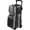 KR Strikeforce Royal Flush Triple Roller Bowling Bag for Three Bowling Balls, Shoes & Accessories (Silver) view 1