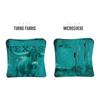 ACA Synergy Pro Professional Cornhole Bags Dual Sided Regulation 6x6 Set of 4 Texas Teal Longhorn view 2
