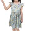Clothes for Girls Girls Toddler Kids Crew Neck Summer Sleeveless Sundress Casual Beach Floral Prints (Yellow, 5-6 Years) view 2