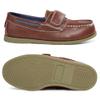 FUPPIA Boys Dress Shoes Casual Loafers Little Kid/Big Kid Slip Boat Shoes Brown Size 9 view 3