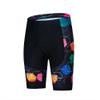 Uriah Women's Cycling Shorts 3D Coolmax Gel Padded Colorful White Size L(CN) view 1