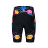 Uriah Women's Cycling Shorts 3D Coolmax Gel Padded Colorful White Size L(CN) view 2