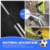 YSSOA 2 Set 4'x3' Portable Soccer Goals for Backyard Pop Up Folding Soccer Net with Carry Bag, Perfect for Youth, Adult, Games or Practice, Blue view 4