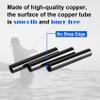 Eupheng Copper Barrel Crimp Sleeves, Single/Double Barrel Fishing Line Crimping Loop Sleeve, Copper Tube for Fishing Tackle Leader Rigging view 3