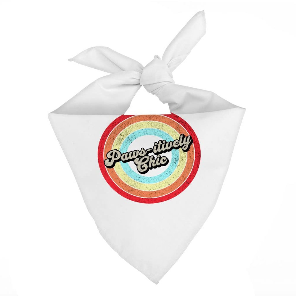 Pawsitively Pet Bandana - Pet Items - Retro Items - L