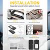 8M0092064 Xi Series Quick-Release Mounting Bracket Kit Aluminum for MotorGuide Xi3 Xi5 Trolling Motors (Black) view 4