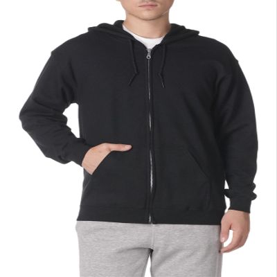 Gildan Heavy Blend 8 oz. 50/50 Full Zip Hood (G186) 3XL Black