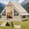 4-6 Person Inflatable Camping Tent, 9.8 * 7.2 FT Glamping Inflatable Tents with LargeTarps,2025 Update Zipper Door Easy Setup Blow Up Tents for Camping view 1