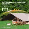 4-6 Person Inflatable Camping Tent, 9.8 * 7.2 FT Glamping Inflatable Tents with LargeTarps,2025 Update Zipper Door Easy Setup Blow Up Tents for Camping view 2