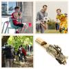 GANAZONO 4pcs Antique Brass Dragon Whistle Decorative Emergency Whistles Crisp Sound for Outdoor Survival Hiking Camping and Sports Activities view 2