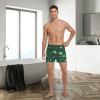 Aflyko St. Patrick's Day Novelty Boxer Shorts Green Shamrock Clover Relaxed Fit Boxers Buttoned Fly Men's Underwear Lucky Irish Valentines Gift, XL view 4