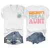 Somebody's Feral Aunt Shirt Funny Somebody's Feral Aunt T-Shirt Someone Feral Aunt Shirt Funny Somebody's Feral Aunt Groovy for Mom Mother's Day T-Shirt Funny Somebody S Feral Aunt White view 1