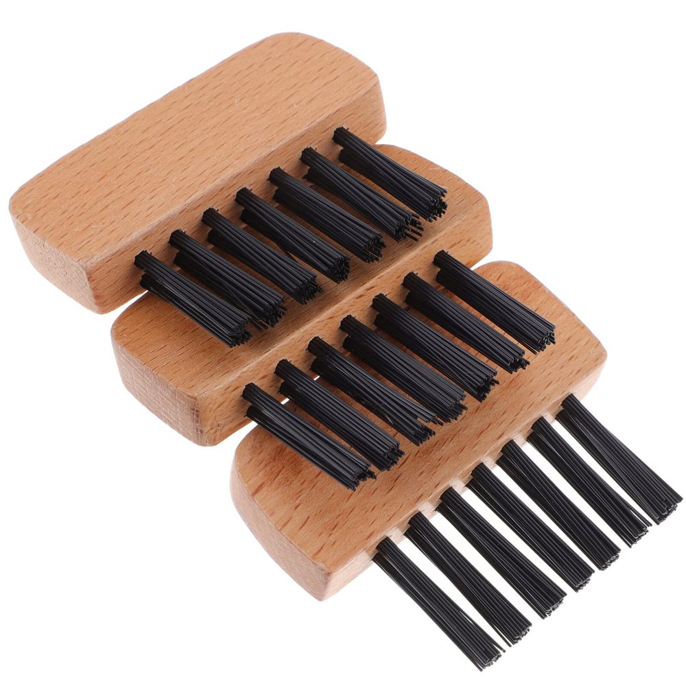 BESPORTBLE Baseball Home Plate Brush: 3Pcs Softball Home Plate Wood Handle Umpire Gear Baseball Referee
