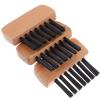 BESPORTBLE Baseball Home Plate Brush: 3Pcs Softball Home Plate Wood Handle Umpire Gear Baseball Referee view 1