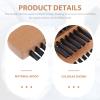 BESPORTBLE Baseball Home Plate Brush: 3Pcs Softball Home Plate Wood Handle Umpire Gear Baseball Referee view 2