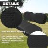 XUANYUDG0769 Golf Cart Front and Rear Seat Covers for 2008+ EZGO RXV Golf Cart and B-Shaped Aftermarket Rear Seat, Vinyl Leather Made/Adjustable Straps and Retractable Buckle/No Stapler Required,4PCS view 3