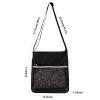 JRAIYBZ Mesh Beach Bag,See Through Bag Stadium Approved,Shell Collecting Bags With Zipper for Adults,Mushroom Foraging Bags view 4