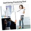 CORHAD 1pc Swing Trainer for Beginners High-Strength Swing Practice Tool for Golf Grip and Orange for Indoor Use and Stability view 2