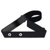 Heart Rate Monitor Chest Strap Replacement for Polar H10 Polar H9 Polar H7, Adjustable HRM Soft Replacement Chest Strap Compatible with Heart Rate Sensor(Black) view 1