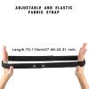 Heart Rate Monitor Chest Strap Replacement for Polar H10 Polar H9 Polar H7, Adjustable HRM Soft Replacement Chest Strap Compatible with Heart Rate Sensor(Black) view 2