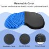 NEW-Vi Anti-Slip Kayak Seat Cushion - Waterproof Thicken Gel Boat Kayak Canoe Rowing Stadium Pad for Sit in Kayak Chair Lifetime Kayak Accessories Equipment Gear for Fishing Kayak,Blue view 2