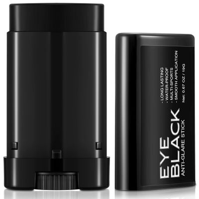 DELISOUL EYE BLACK STICK, Anti-Glare Eye Black For Baseball Softball Football Hockey Lacrosse, Sweat-Proof Eye Black Grease Paint, Smooth & Long Lasting, Rich Full Coverage Color, 0.67 oz