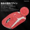 TALONGAMES Mouse Anti Slip Grip Tape, Compatible with Logitech G Pro X Superlight, Superlight 2 Wireless Gaming Mouse Skins, Snow Pattern, Sweat Resistant, Cut to Fit, Easy to Apply (Red) view 3