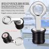 Gaderth Drain Plug 3/4-inch, 1-inch or 1-1/4-Inch Snap, Drain Plug Twist-Turn Marine Boat Drain Plugs, Stainless Steel Snap Snap Handle with Rubber Boat Drain Plug Stainless steel19mm view 4