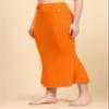 TRENDMALLS Spandex Saree Shapewear Petticoat for Women, Cotton Blended, Skirts for Women, Shape wear Dress Dark Orange view 4