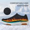 OrthoComfoot Mens Good Non-Slip Loafers for Plantar Fasciitis, Comfort Foot Recovery Elastic/Bungee Lace Shoes for Warm, Casual Orthopedic Shoes for Fall Denim Size 13 view 4