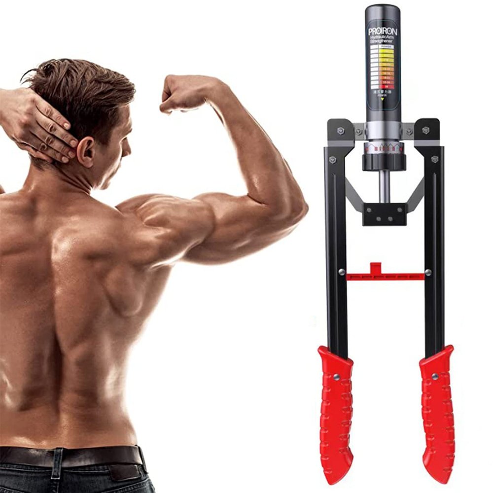 RIEJIN Chest Expander Arm Exercise Equipment, New Hydraulic Power Twister Spin Button 25 Gears Adjustable 22-660lbs,Handle Wear-Resistant Non-Slip PU Soft Rubber