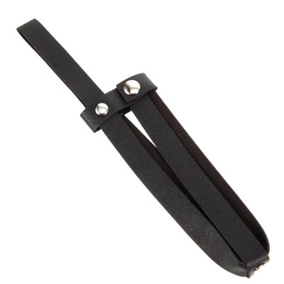Angoily Halloween Bottle Protection Belt Small Spherical Black Leather