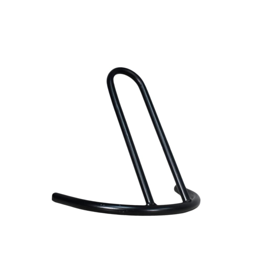Portable Iron Bike Parking Rack for Kids Balance Bikes and Scooters - Space-Saving Plug-in Holder Stand in Black Ideal for Home and Garage Use