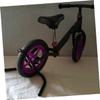 Portable Iron Bike Parking Rack for Kids Balance Bikes and Scooters - Space-Saving Plug-in Holder Stand in Black Ideal for Home and Garage Use view 3