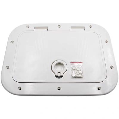 TANFEI Marine Access Hatch, Deck Access Hatch Deck Inspection Hatch, Marine Boat Deck Access Hatch Inspection Cover (Without Key, White)