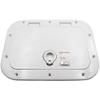 TANFEI Marine Access Hatch, Deck Access Hatch Deck Inspection Hatch, Marine Boat Deck Access Hatch Inspection Cover (Without Key, White) view 1