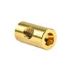 Wanyifa Titanium Nut M5 Cylindrical Nuts for Bicycle Seat Fixed Pack of 6 (Gold) view 3